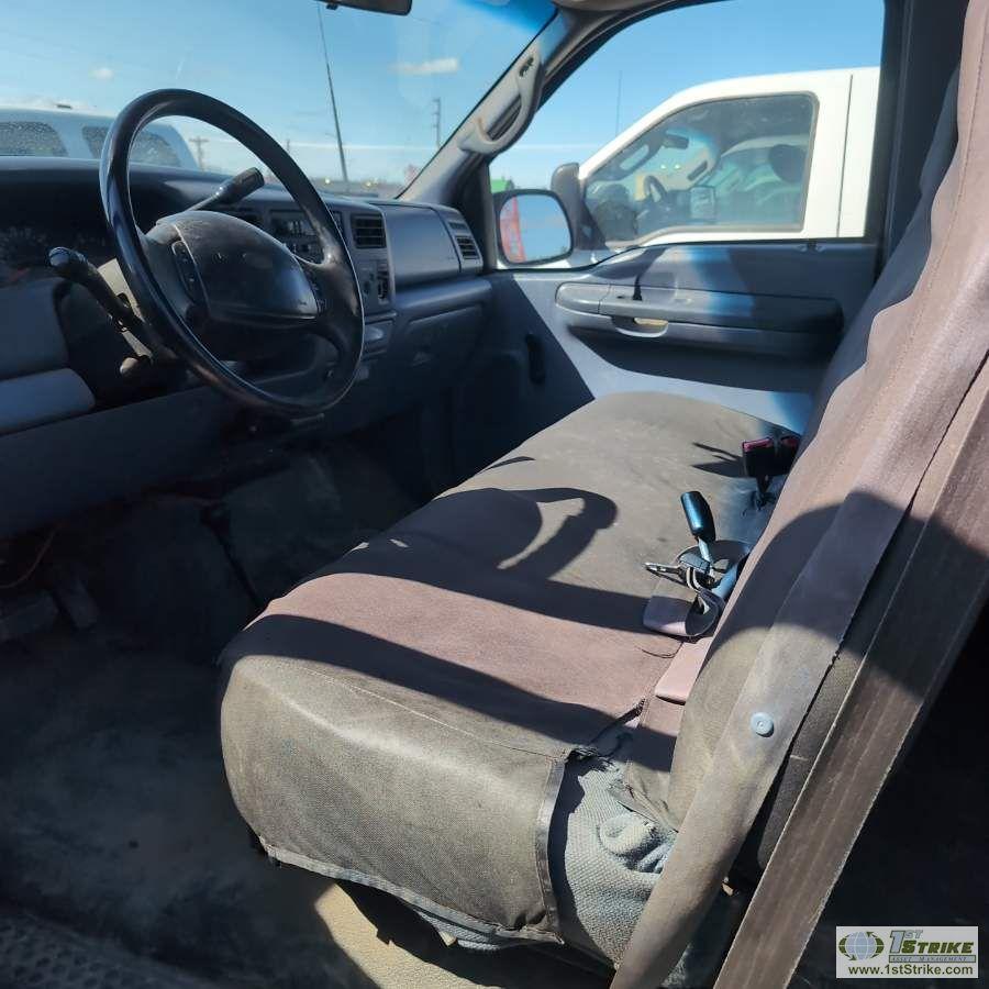 1999 FORD F-250 SUPERDUTY XL, 7.3L POWERSTROKE, 4X4, EXTENDED CAB, LONG BED WITH GOOSENECK HITCH