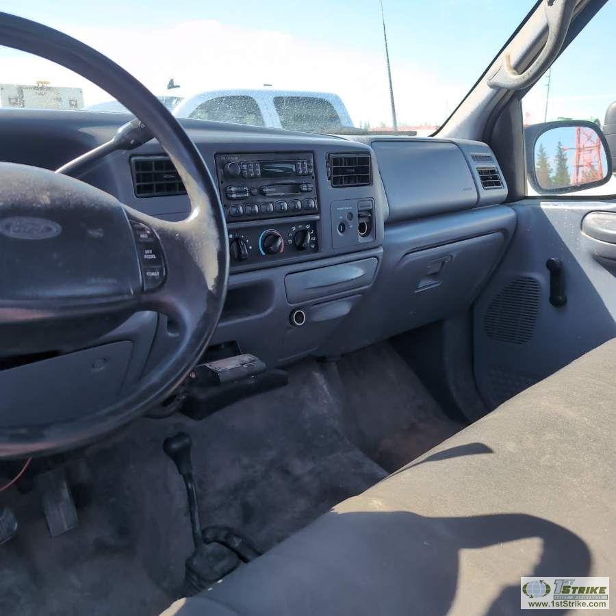 1999 FORD F-250 SUPERDUTY XL, 7.3L POWERSTROKE, 4X4, EXTENDED CAB, LONG BED WITH GOOSENECK HITCH