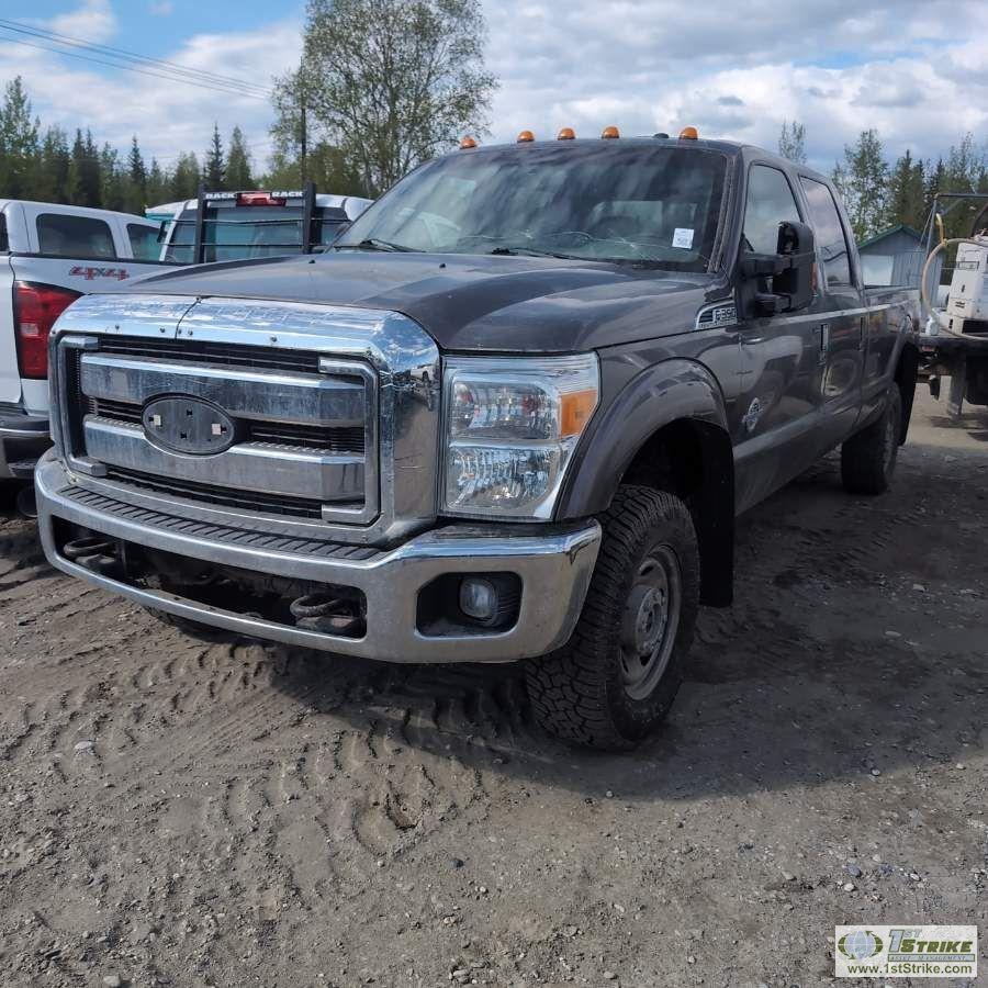 2014 FORD F-350 SUPERDUTY LARIAT, 6.7L POWERSTROKE, 4X4, CREW CAB, LONG BED. UNKNOWN MECHANICAL PROB
