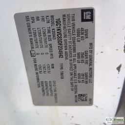 2013 CHEVROLET SILVERADO 2500HD, 6.6L DURAMAX, 4X4, CREW CAB, LONG BED. UNKOWN MECHANICAL PROBLEMS.