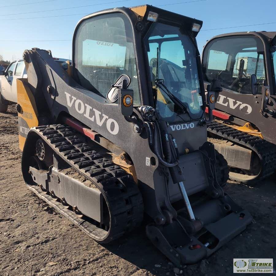 SKIDSTEER, 2014 VOLVO MCT85C T4, EROPS, TRACKED, SINGLE BOOM, SIDE ENTRANCE, HYDRAULIC ACTUATED ATTA