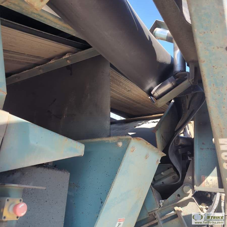 SCREEN PLANT, CHIEFTAIN POWERSCREEN 1400, 4 CYLINDER DIESEL ENGINE, TANDEM AXLE TRAILER MOUNTED. UNK