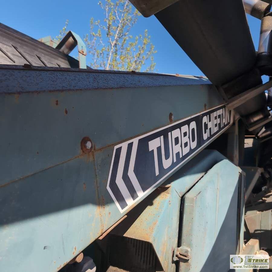 SCREEN PLANT, CHIEFTAIN POWERSCREEN 1400, 4 CYLINDER DIESEL ENGINE, TANDEM AXLE TRAILER MOUNTED. UNK