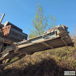 SCREEN PLANT, CHIEFTAIN POWERSCREEN 1400, 4 CYLINDER DIESEL ENGINE, TANDEM AXLE TRAILER MOUNTED. UNK