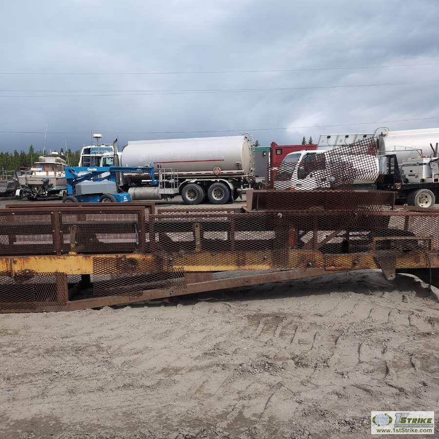CONVEYOR, 64FT LONG X 24IN WIDE BELT, 10HP 3 PHASE ELECTRIC MOTOR, DODGE TORQUE SPEED REDUCER