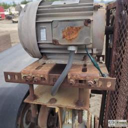CONVEYOR, 64FT LONG X 24IN WIDE BELT, 10HP 3 PHASE ELECTRIC MOTOR, DODGE TORQUE SPEED REDUCER