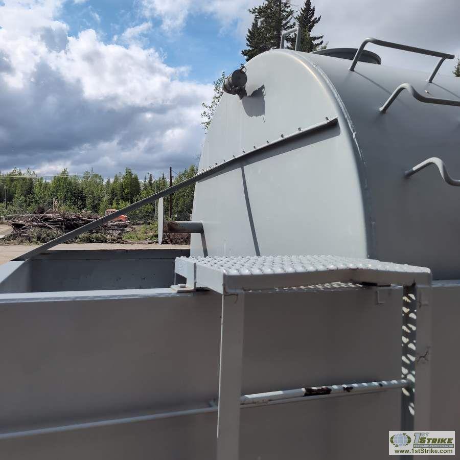 FUEL TANK, STEEL CONSTRUCTION, TWO PRODUCT, 2900 GALLON PER SIDE, 5800 GALLON TOTAL CAPACITY