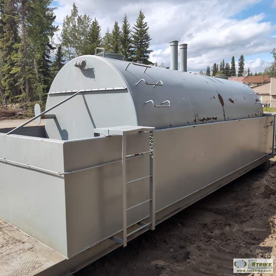 FUEL TANK, STEEL CONSTRUCTION, TWO PRODUCT, 2900 GALLON PER SIDE, 5800 GALLON TOTAL CAPACITY