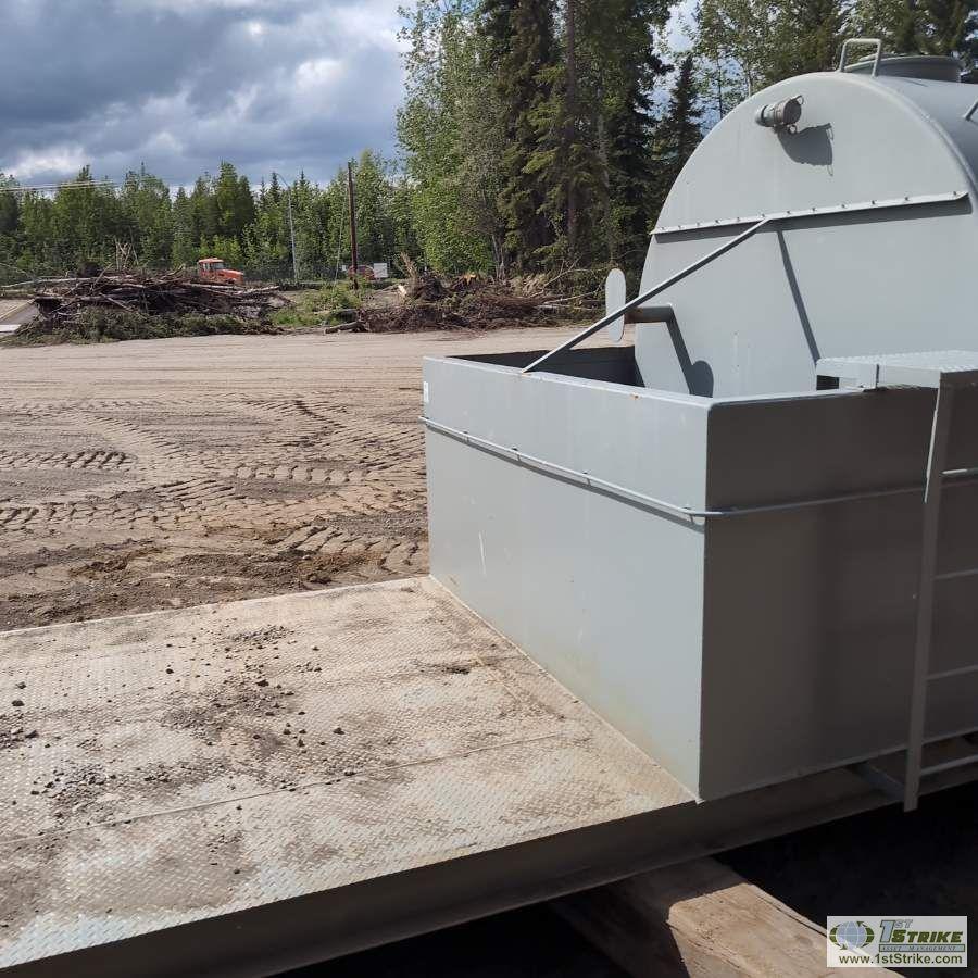 FUEL TANK, STEEL CONSTRUCTION, TWO PRODUCT, 2900 GALLON PER SIDE, 5800 GALLON TOTAL CAPACITY