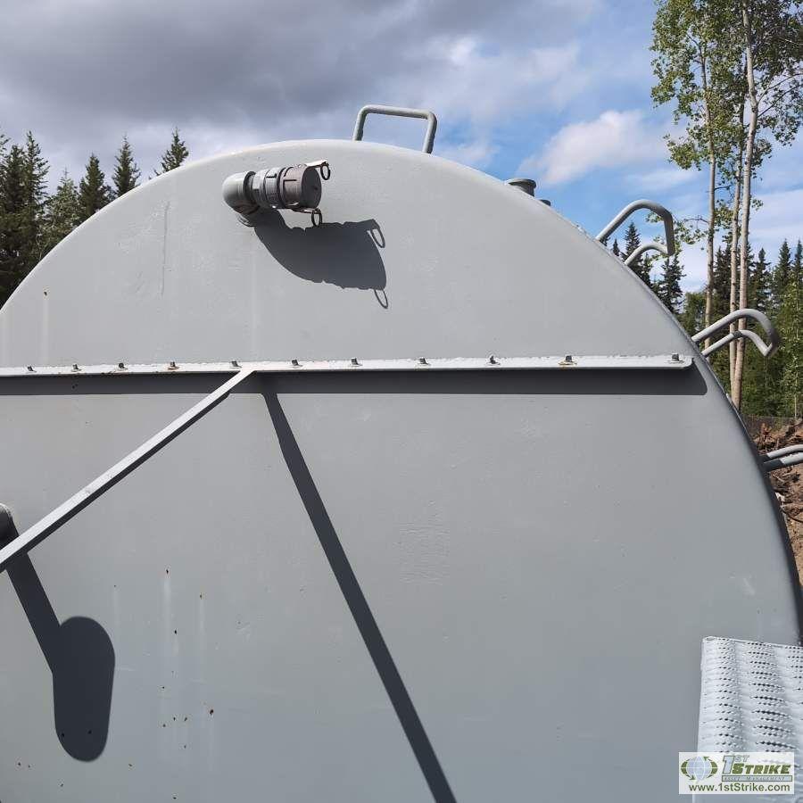 FUEL TANK, STEEL CONSTRUCTION, TWO PRODUCT, 2900 GALLON PER SIDE, 5800 GALLON TOTAL CAPACITY