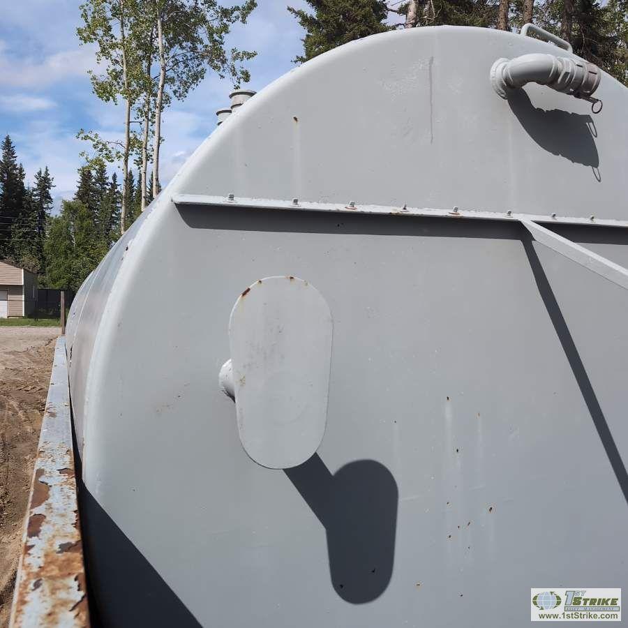 FUEL TANK, STEEL CONSTRUCTION, TWO PRODUCT, 2900 GALLON PER SIDE, 5800 GALLON TOTAL CAPACITY