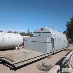 FUEL TANK, STEEL CONSTRUCTION, TWO PRODUCT, 2900 GALLON PER SIDE, 5800 GALLON TOTAL CAPACITY