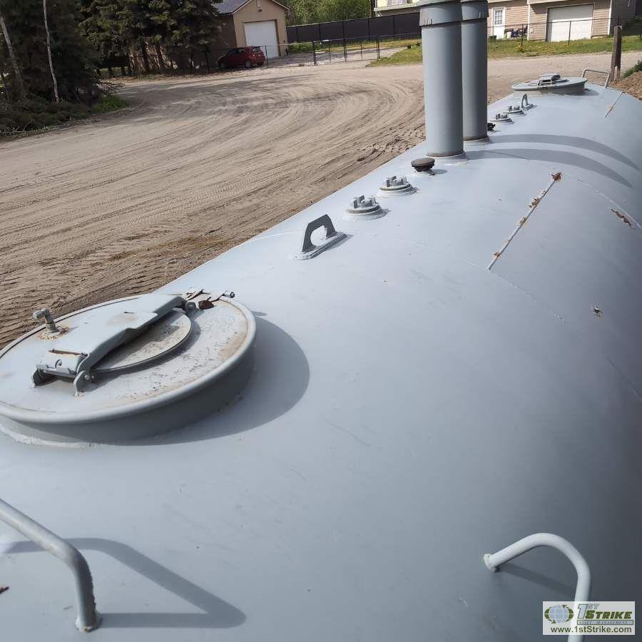 FUEL TANK, STEEL CONSTRUCTION, TWO PRODUCT, 2900 GALLON PER SIDE, 5800 GALLON TOTAL CAPACITY