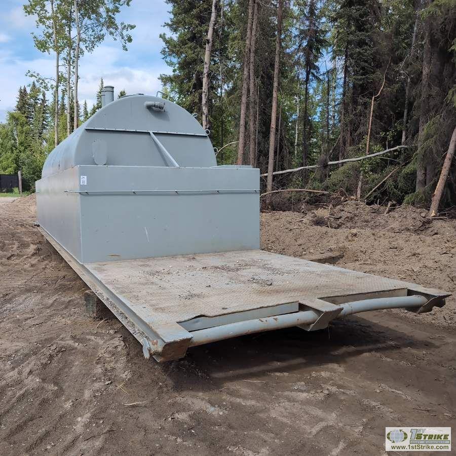 FUEL TANK, STEEL CONSTRUCTION, TWO PRODUCT, 2900 GALLON PER SIDE, 5800 GALLON TOTAL CAPACITY