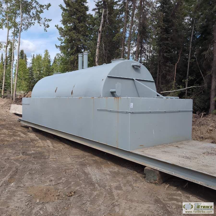 FUEL TANK, STEEL CONSTRUCTION, TWO PRODUCT, 2900 GALLON PER SIDE, 5800 GALLON TOTAL CAPACITY