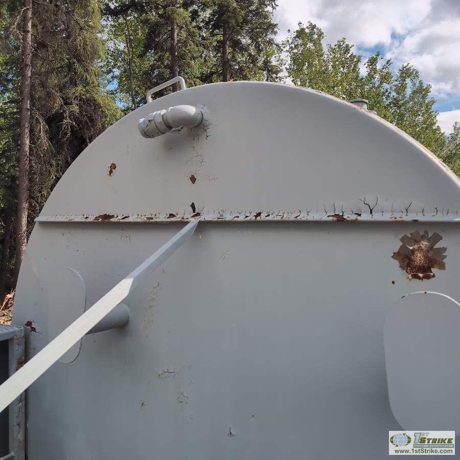 FUEL TANK, STEEL CONSTRUCTION, TWO PRODUCT, 2900 GALLON PER SIDE, 5800 GALLON TOTAL CAPACITY