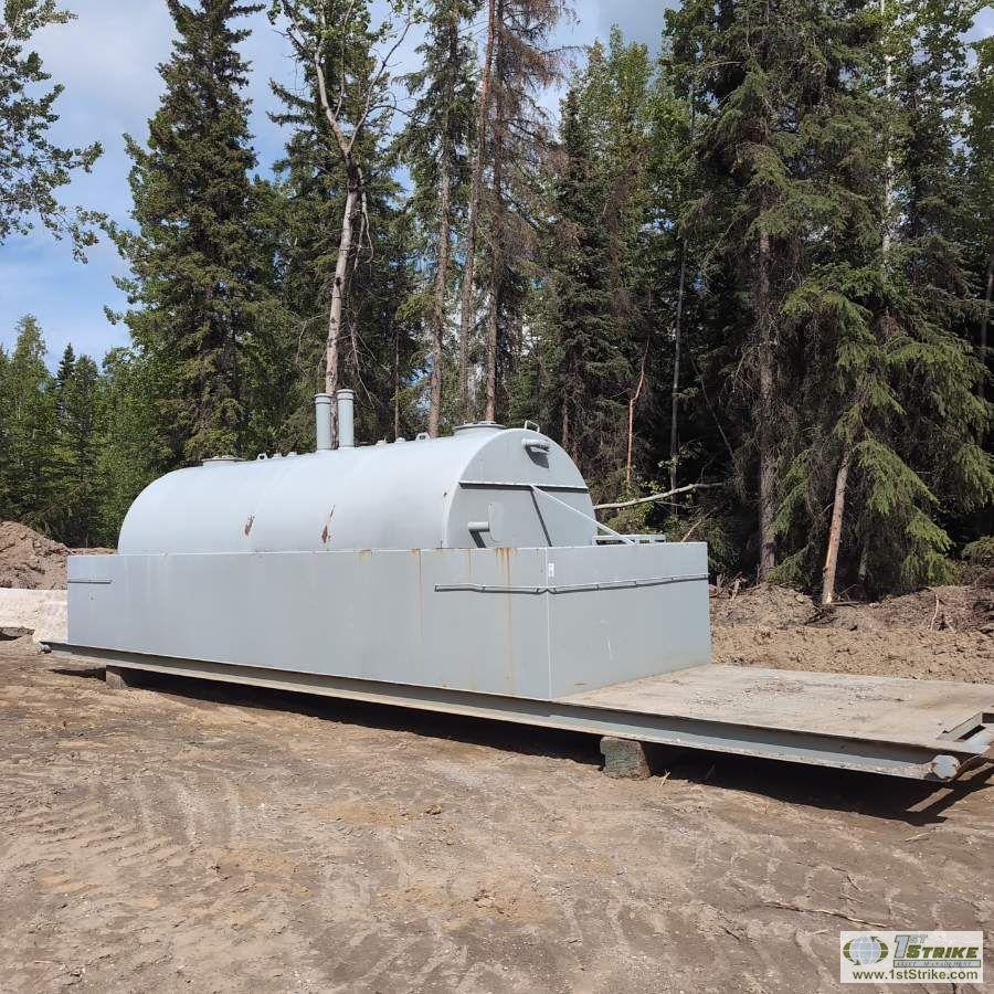 FUEL TANK, STEEL CONSTRUCTION, TWO PRODUCT, 2900 GALLON PER SIDE, 5800 GALLON TOTAL CAPACITY