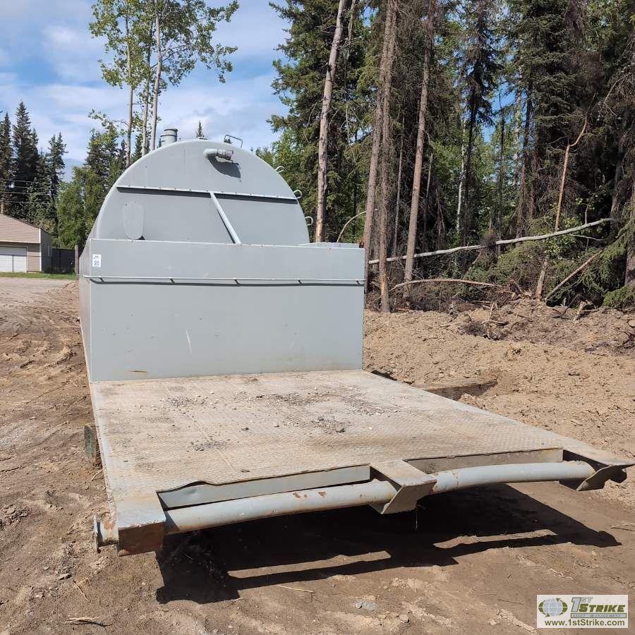 FUEL TANK, STEEL CONSTRUCTION, TWO PRODUCT, 2900 GALLON PER SIDE, 5800 GALLON TOTAL CAPACITY