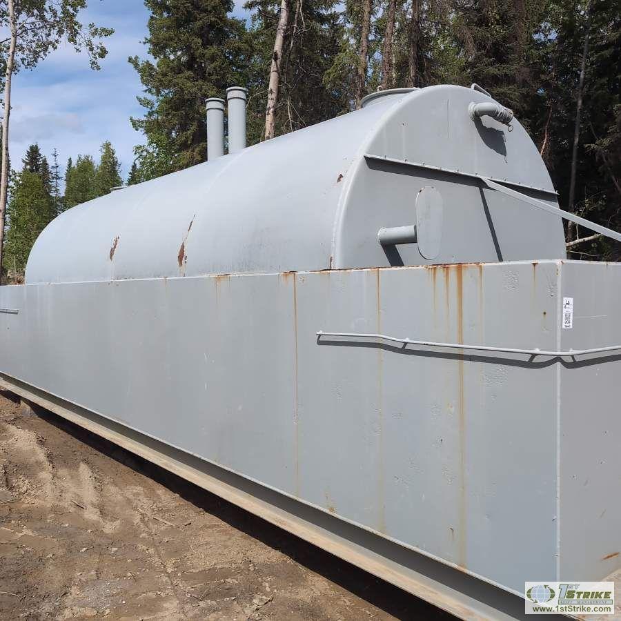FUEL TANK, STEEL CONSTRUCTION, TWO PRODUCT, 2900 GALLON PER SIDE, 5800 GALLON TOTAL CAPACITY