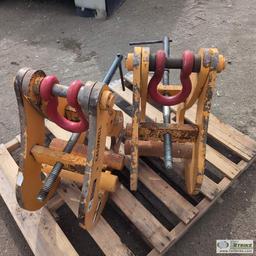 1 PALLET. 2EA IBEAM PICKING CLAMPS,CALDWELL, 15 TON CAPACITY
