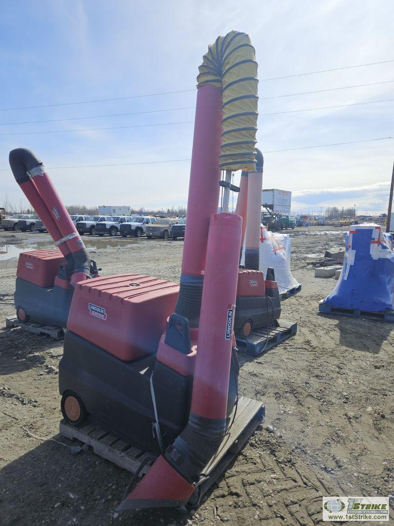 WELDING FUME EXTRACTOR, LINCOLN, 115V SINGLE PHASE