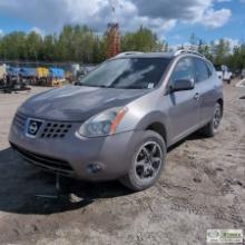2009 NISSAN ROGUE SL, 2.5L GAS, 4X4. RECONSTRUCTED TITLE
