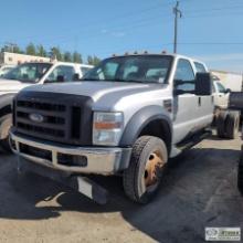 2009 FORD F-550 SUPERDUTY, 6.4L POWERSTROKE, 4X4, DUALLY, CREW CAB, CHASSIS. UNKNOWN MECHANICAL PROB