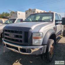 2009 FORD F-550 SUPERDUTY XL, 6.4L POWERSTROKE, 4X4, DUALLY, CREW CAB, CHASSIS