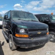 2016 CHEVROLET EXPRESS 3500 LS, 6.6L DURAMAX, QUIGLEY 4X4, PASSENGER CONFIGURATION, SEATING FOR 5. U