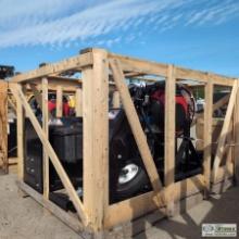 ORV ATTACHMENT, SNOW BLOWER, BERCOMAC, 72IN WIDE, 22HP. ITEM APPEARS UNUSED