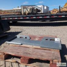 SKIDSTEER ATTACHMENT, BLANK PLATE