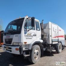 STREET SWEEPER, 2009 ELGIN EAGLE 3300 SERIES F, 6 CYLINDER NISSAN DIESEL ENGINE, AUTOMATIC TRANSMISS