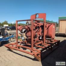 PUMP, GORMAN-RUPP, 6IN, 3 CYLINDER DETROIT DIESEL ENGINE, SKID MOUNTED