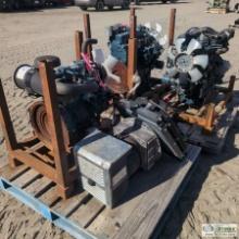 3 EACH. KUBOTA DIESEL ENGINES INCL: 2EA 4 CYLINDER, 1EA 3 CYLINDER. HOLE IN BLOCKS