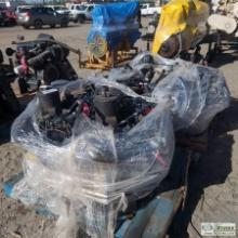 2 PALLETS. ARCTIC HEAT GENERATOR PARTS, KUBOTA DIESEL ENGINES, 3 CYLINDER
