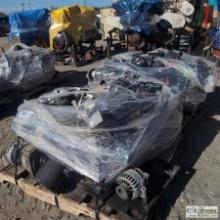 2 PALLETS. ARCTIC HEAT GENERATOR PARTS, KUBOTA DIESEL ENGINES, 3 CYLINDER, BELT DRIVE GENERATORS, 4.