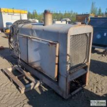 WELDER, LINCOLN SHIELD ARC SAM-650, MODEL SAM0650 6.3544, 6 CYLINDER PERKINS DIESEL, WITH LEADS