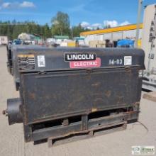 WELDER, LINCOLN CLASSIC 300D, 4 CYLINDER KUBOTA DIESEL, ENCLOSURE MOUNTED. UNKNOWN MECHANICAL PROBLE