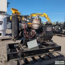 GENERATOR, 11.8KW, 14.75KVA, 208V, 3-PHASE, 3 CYLINDER KUBOTA DIESEL ENGINE, NEWAGE STAMFORD GEN, SK
