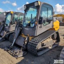 SKIDSTEER, 2013 VOLVO MCT135C, EROPS, TRACKED, SINGLE BOOM, SIDE ENTRANCE, HYDRAULIC ACTUATED ATTACH