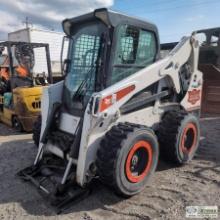 SKIDSTEER, 2014 BOBCAT S650 SPECIAL EDITION, EROPS, HYDRAULIC ATTACHMENT QUICK CONNECT, AUXILIARY HY