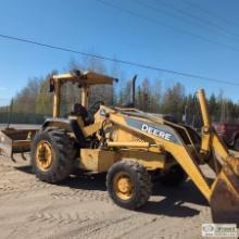 LANDSCAPE LOADER, 2007 JOHN DEERE 210LE SN:T0210LE888018 HRS:8424
