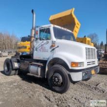 SEMI TRACTOR, 1989 INTERNATIONAL 8100 4X2, CUMMINS DIESEL ENGINE, EATON FULLER ROAD RANGER 9 SPEED T