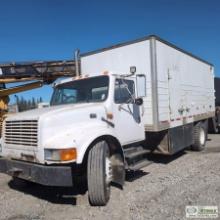 BOX TRUCK, 1993 NAVISTAR INTERNATIONAL  SN:1HRSCABM0XH615510 MI:44922
