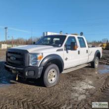 2014 FORD F-350 SUPERDUTY XL, 6.7L POWERSTROKE, 4X4, CREW CAB, LONG BED. UNKNOWN MECHANICAL PROBLEMS