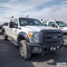 2014 FORD F-350 SUPERDUTY XL, 6.7L POWERSTROKE DIESEL, 4X4, CREW CAB, LONG BED SN:1FT8W3BT6EEA73975