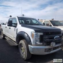 2018 FORD F-350 SUPERDUTY XL, 6.7L POWERSTROKE DIESEL, 4X4, CREW CAB, LONG BED SN:1FT8W3BTXJEB74348