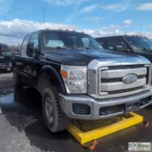 2013 FORD F-250 SUPERDUTY XLT, 6.7L POWERSTROKE, 4X4, CREW CAB, SHORT BED SN:1FT7W2BT9CEC71386 HRS:2