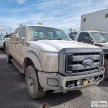 2014 FORD F-350 SUPERDUTY XL, 6.7L POWERSTROKE, 4X4, CREW CAB, LONG BED SN:1FT8W3BT1EEA86066 HRS:129