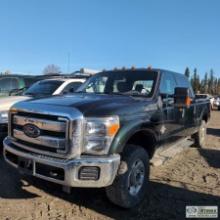 2013 FORD F-250 SUPERDUTY XLT, 6.7L POWERSTROKE, 4X4, CREW CAB, SHORT BED SN:1FT7W2BT3CEC71383 HRS:2